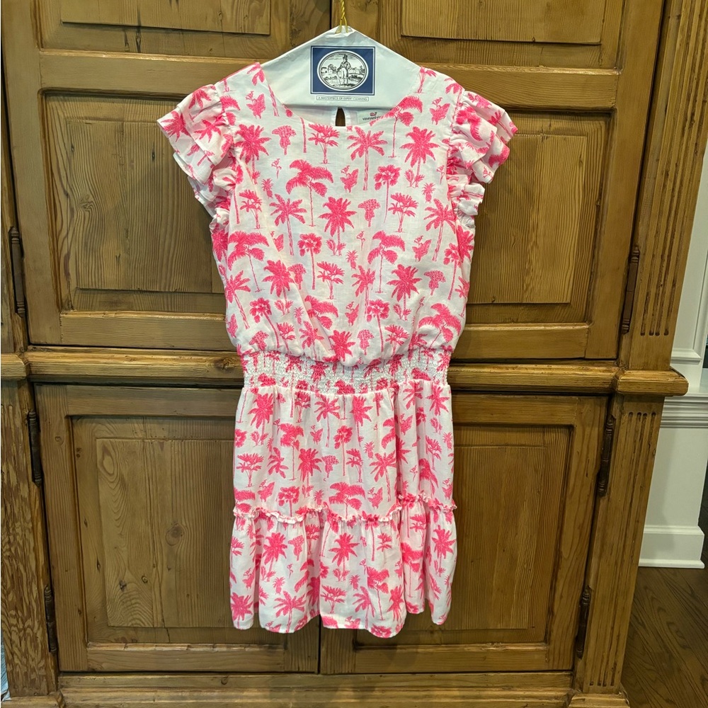 Vineyard Vines Palm Tree Smocked Dress